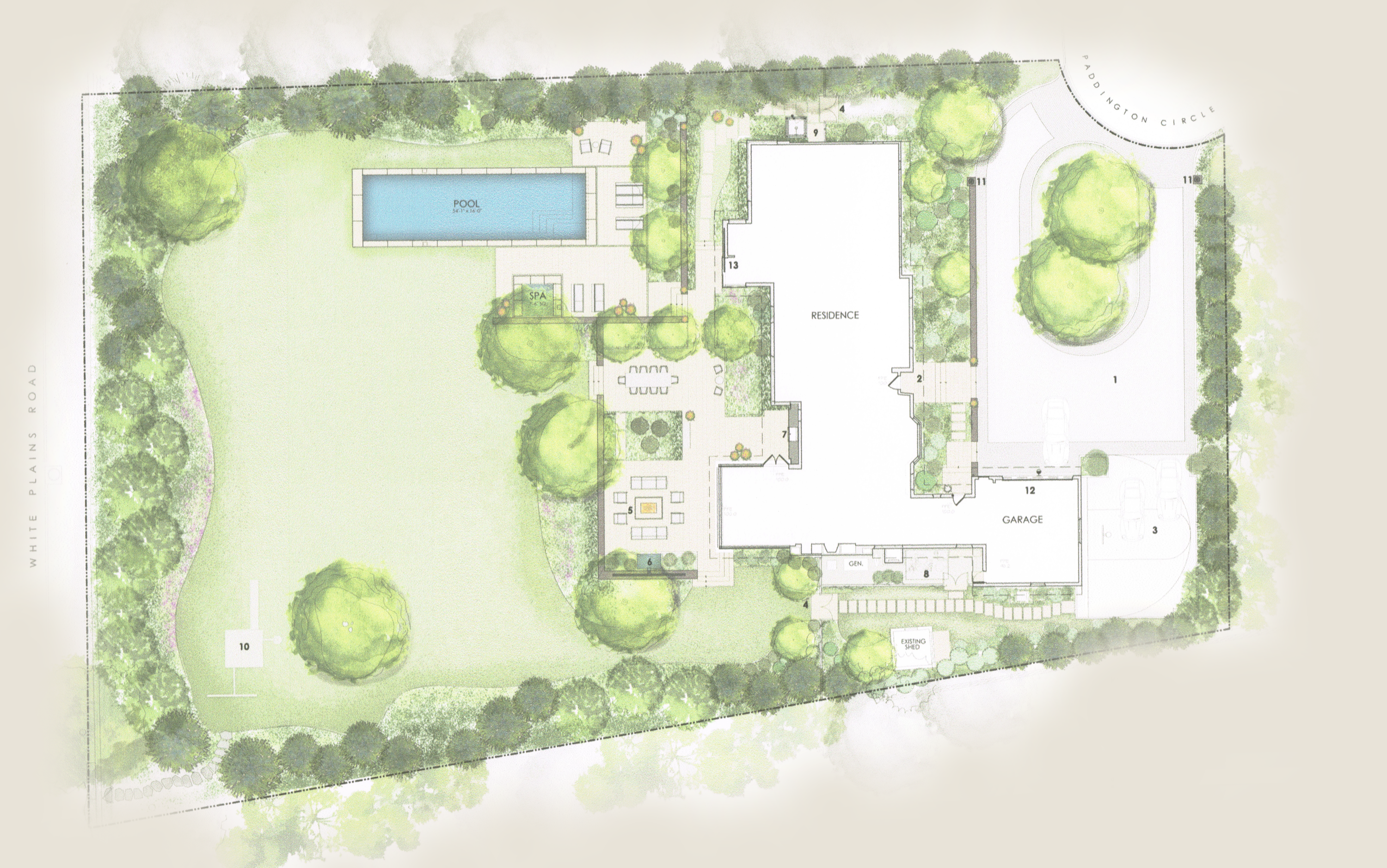 Bronxville Residence — Master Plan
